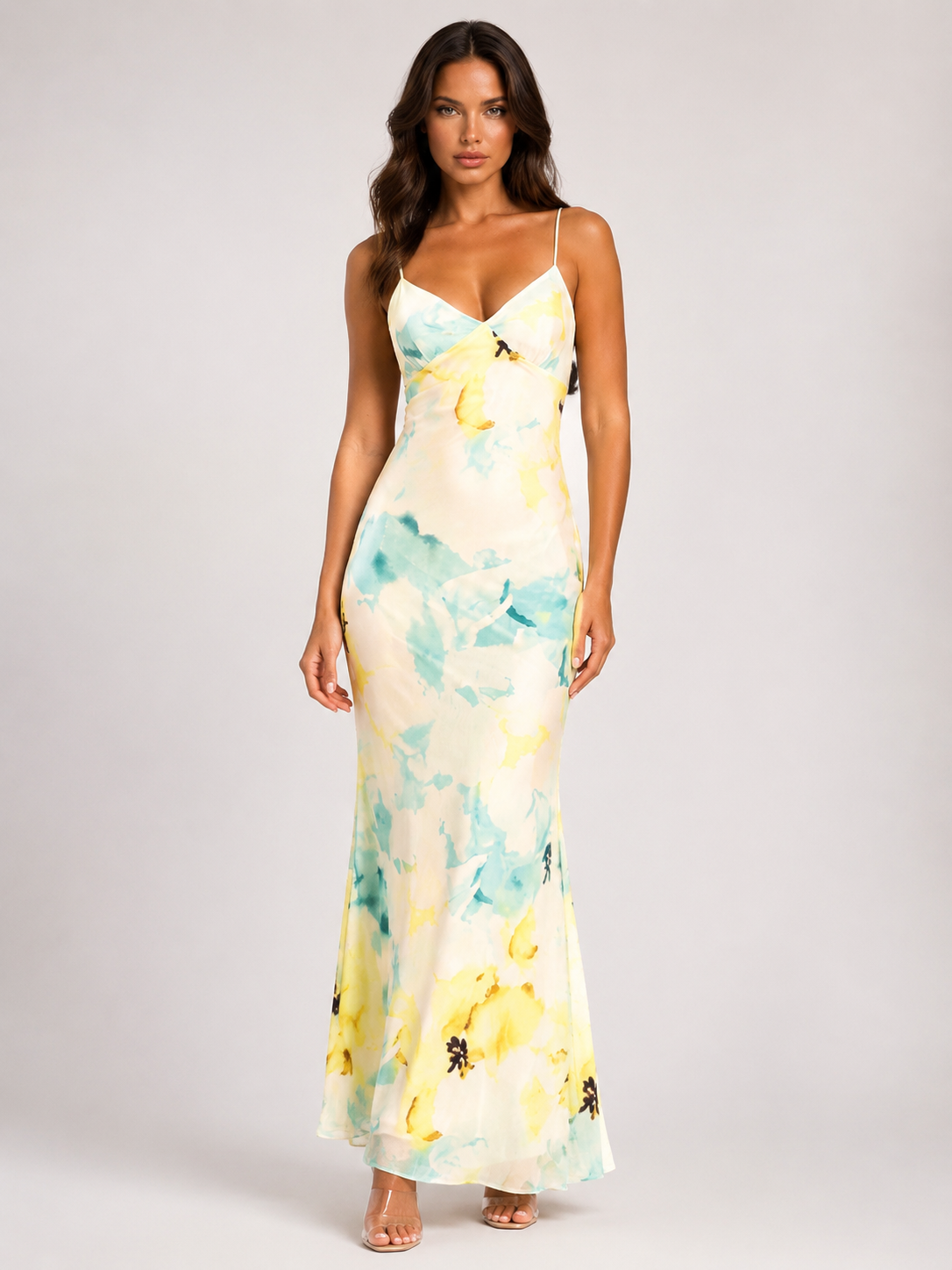 Mayra Floral Backless Maxi Dress – Women's Summer Holiday Beach Dress