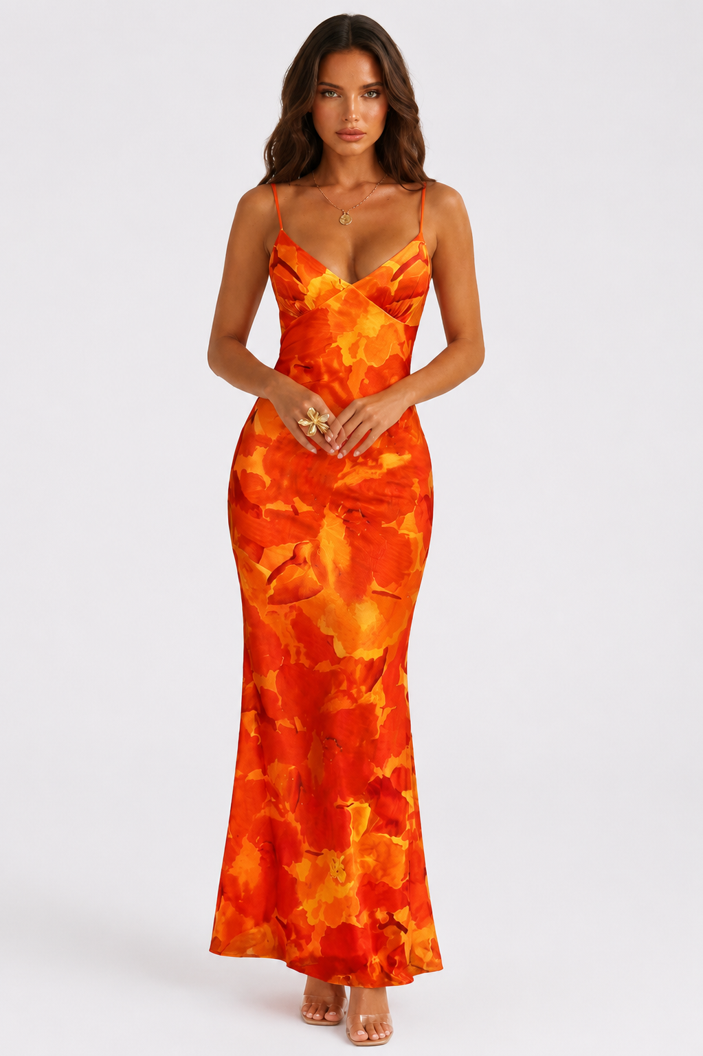 Mayra Floral Backless Maxi Dress – Women's Summer Holiday Beach Dress