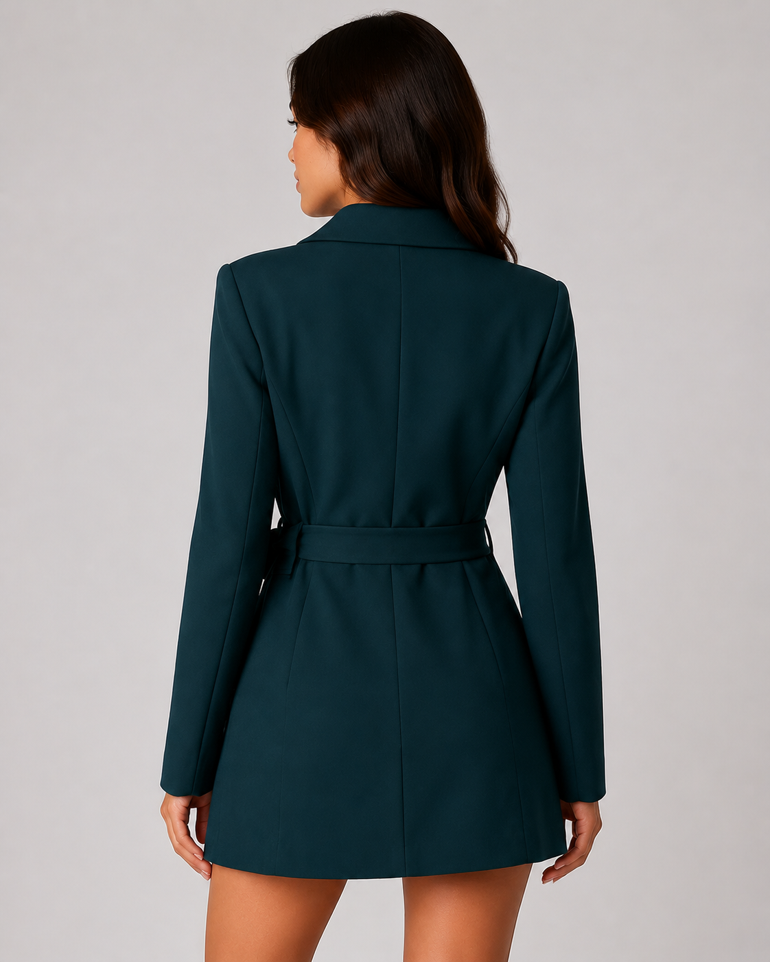Women's Classic Solid Color Blazer Lightweight Long Sleeve Casual Office Jacket
