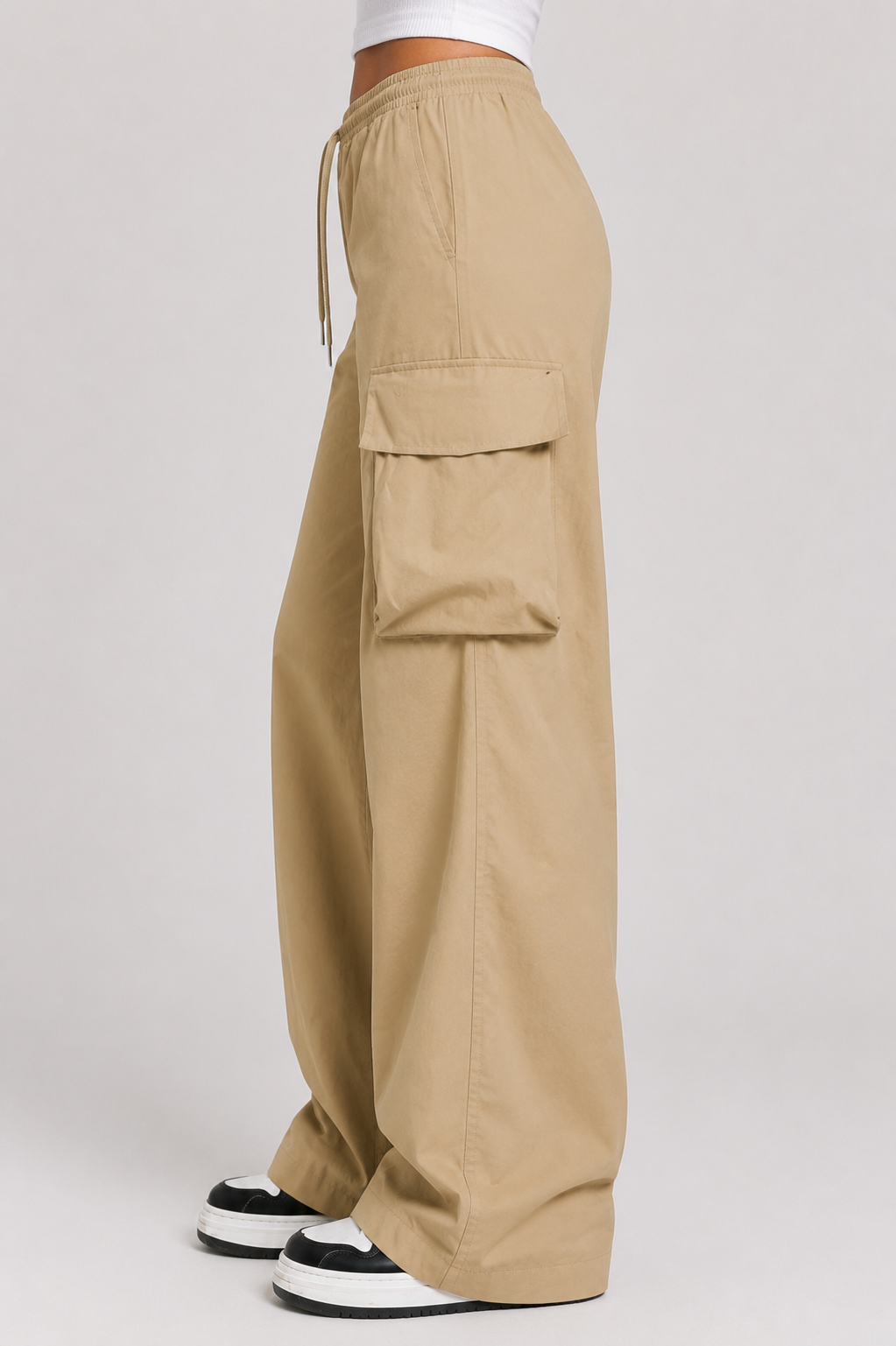 Women's High Waist Wide Leg Pants  Casual Relaxed Fit Palazzo Trousers