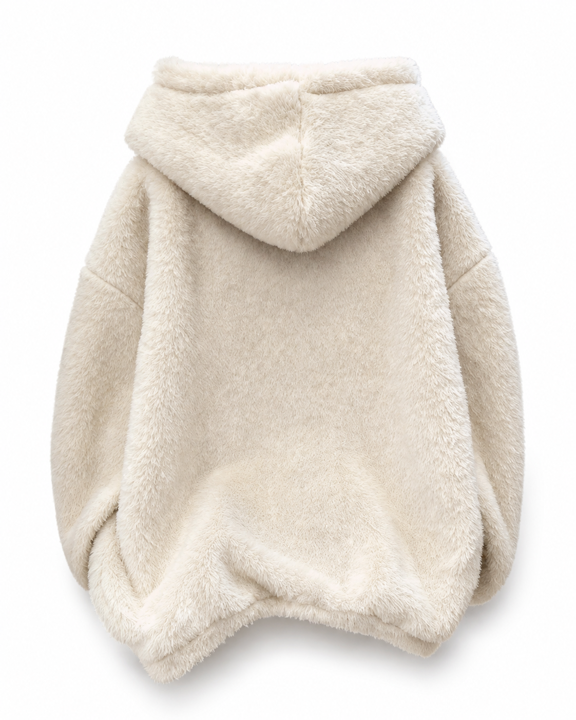 Women’s Warm Multi Color Sherpa Drop shoulder Fleece Color Block Hoodie For Winters Casual Relaxed Fit