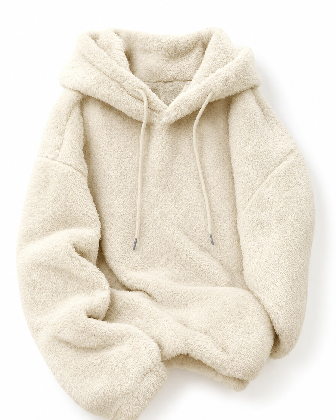 Women’s Warm Multi Color Sherpa Drop shoulder Fleece Color Block Hoodie For Winters Casual Relaxed Fit