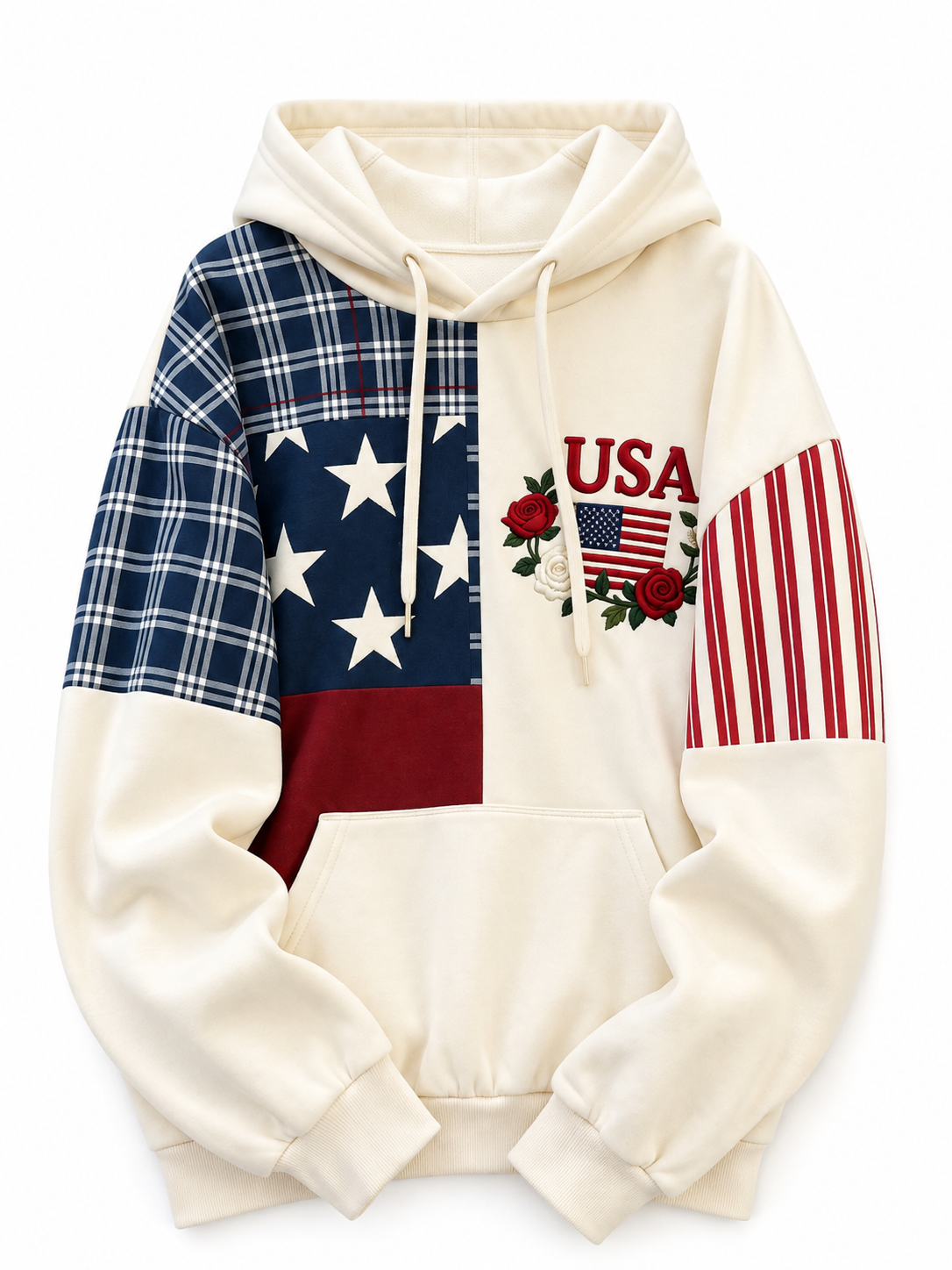 Women’s Brown Sherpa Fleece Pullover Hoodie With Drawstring Everyday Use