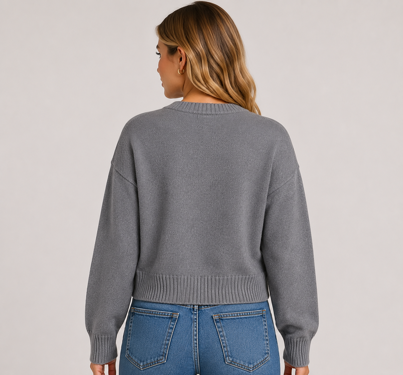 Women's Soft Knit Button Cardigan Long Sleeve Relaxed Fit Warm Sweater Jacket