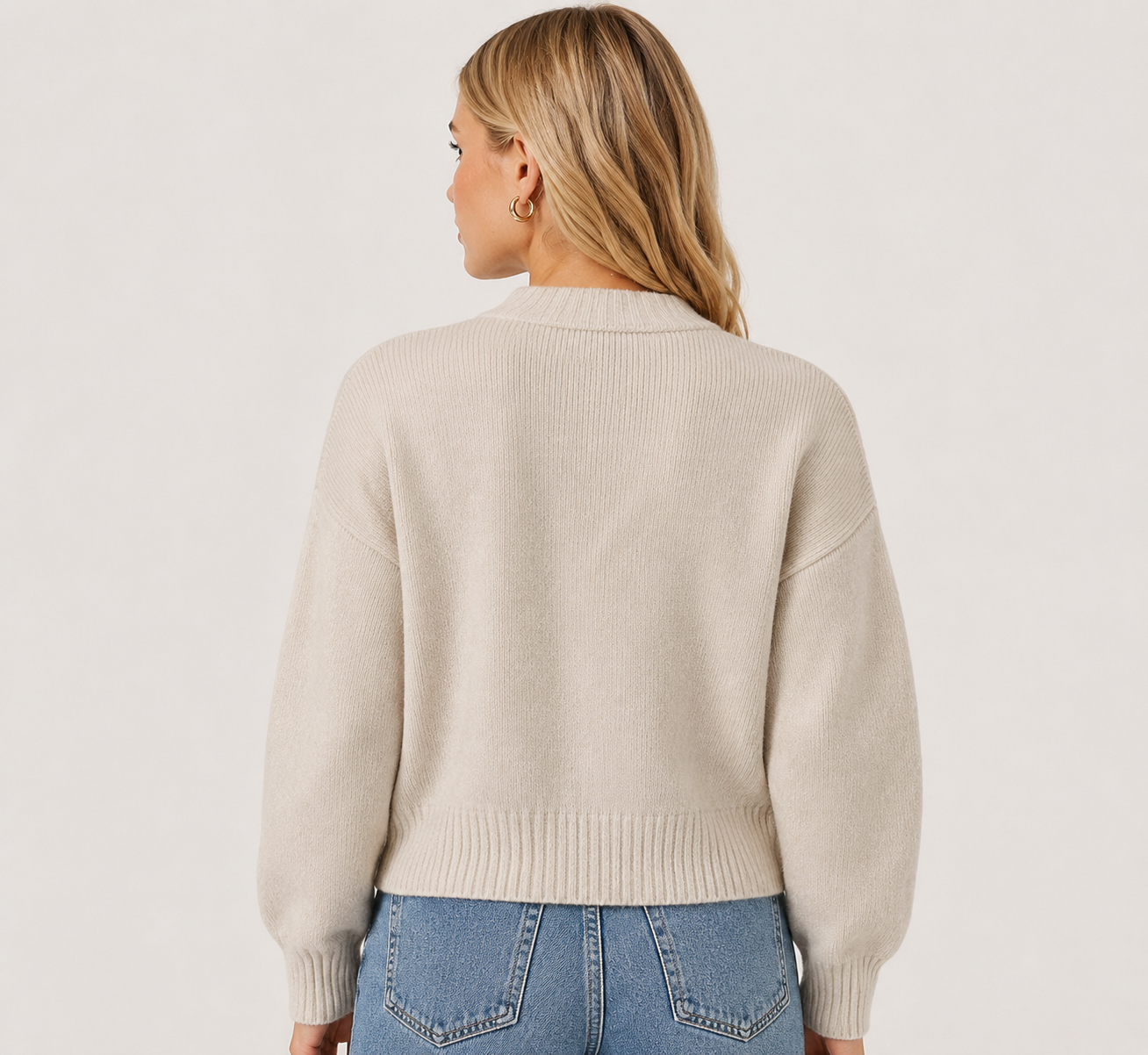 Women's Zip-Up Knit Cardigan Casual Long Sleeve Lightweight Sweater Jacket