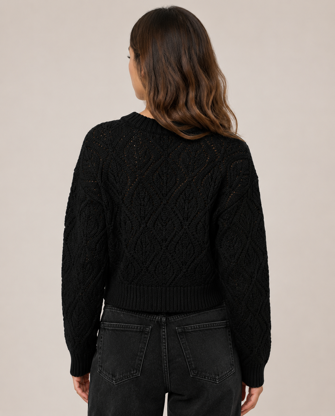 Women's Cable Knit Zip Up Cardigan Long Sleeve Ribbed Knit Sweater Jacket for Autumn & Winter