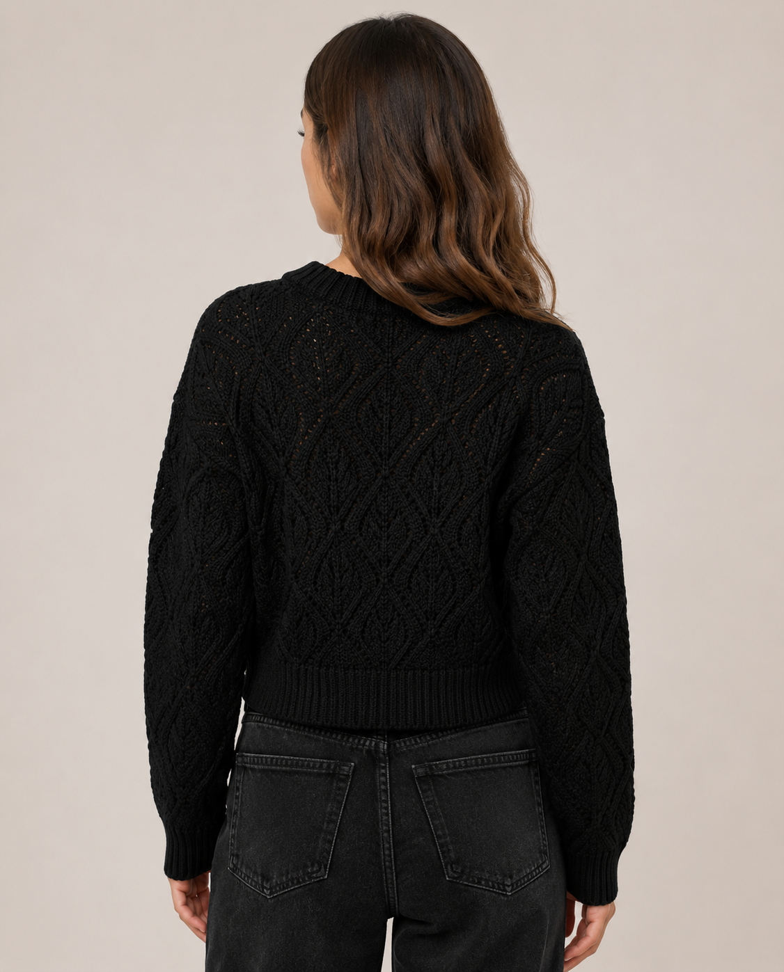 Women's Cable Knit Zip Up Cardigan Long Sleeve Ribbed Knit Sweater Jacket for Autumn & Winter