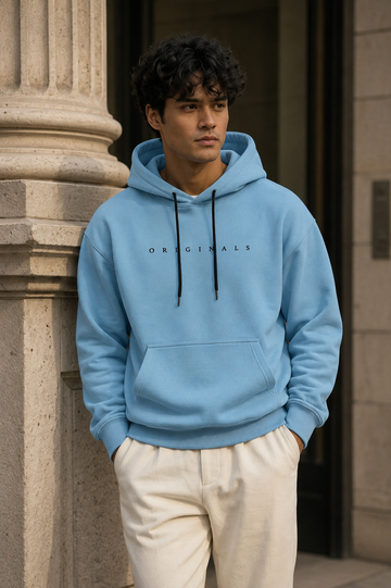 Men’s Light Blue Originals Pullover Hoodie