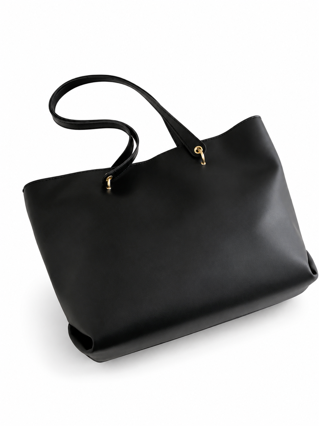 Women's Colorblock Tote Bag Lightweight Large Capacity Shoulder Handbag, Minimalist Everyday Bag
