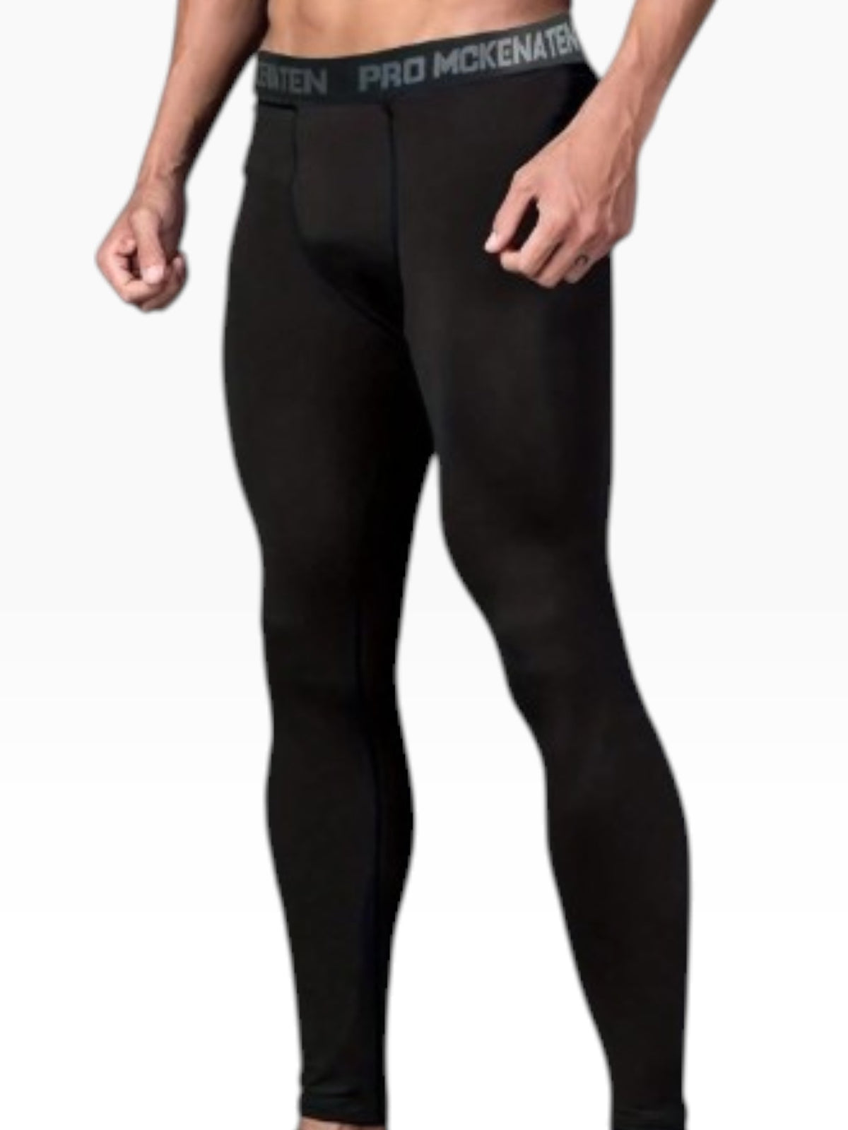 Men’s Black Gym Compression Leggings Performance & Athletic Fit