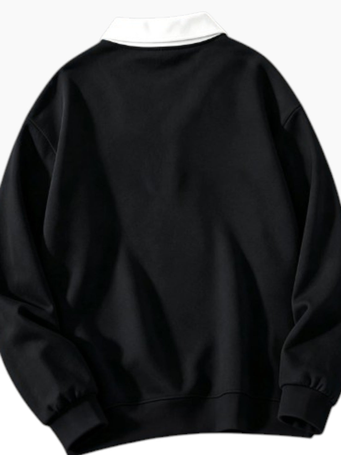 Men’s Black Sherpa Collar Los Angeles Adventure Pullover - Edin London