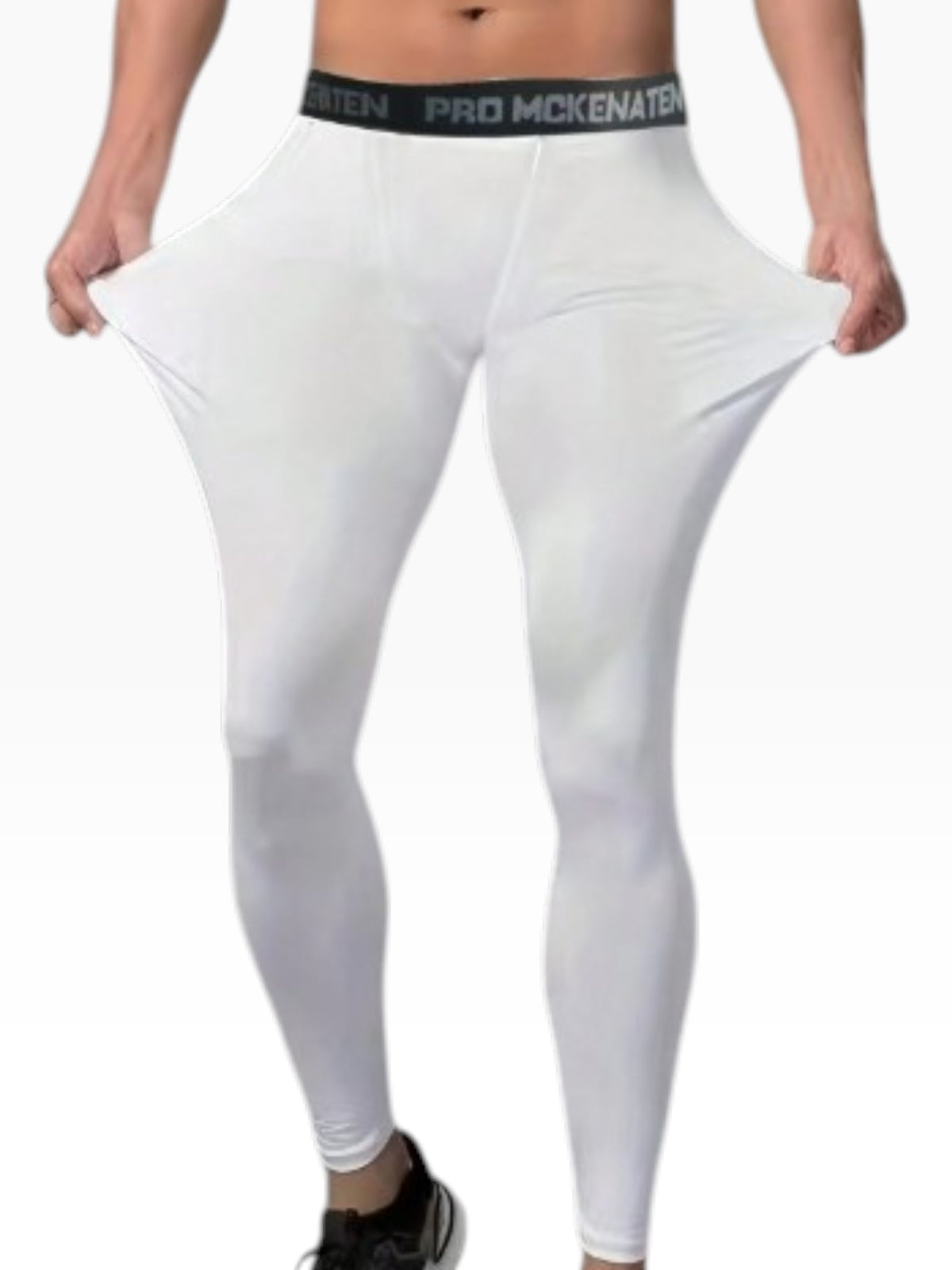 Men’s Black Gym Compression Leggings Performance & Athletic Fit