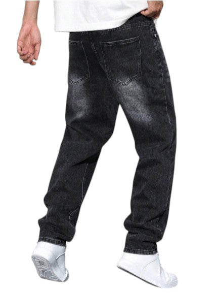 Men’s Light Blue Relaxed Classic Washed Relaxed Fit Jeans