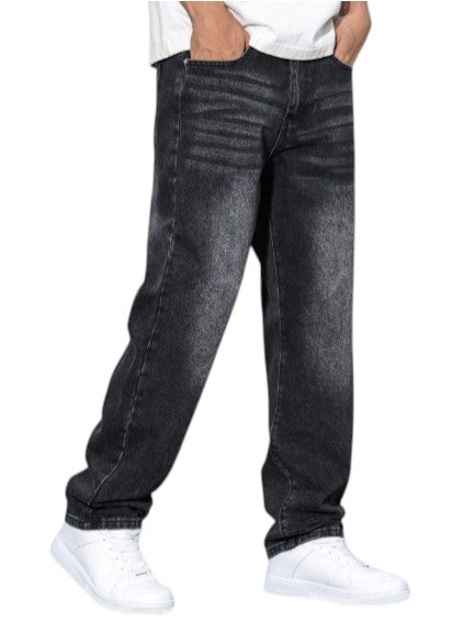Men’s Light Blue Relaxed Classic Washed Relaxed Fit Jeans