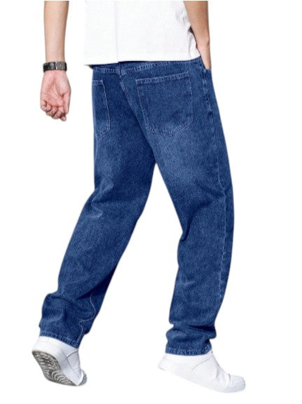 Men’s Light Blue Relaxed Classic Washed Relaxed Fit Jeans