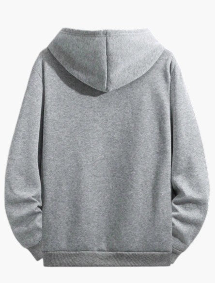 Men’s Brown Pullover Hoodie with Front Kangaroo Pocket