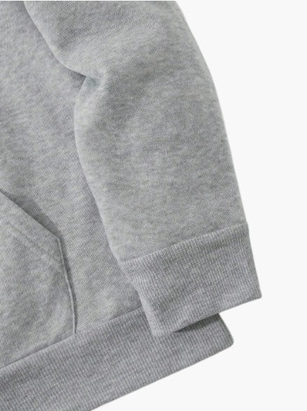 White Japanese Character Pullover Hoodie for Men