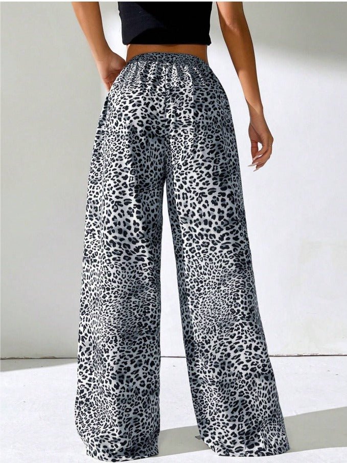 Casual Waist Tie Straight Leg Pants Women's Summer Lightweight Trousers - Edin London
