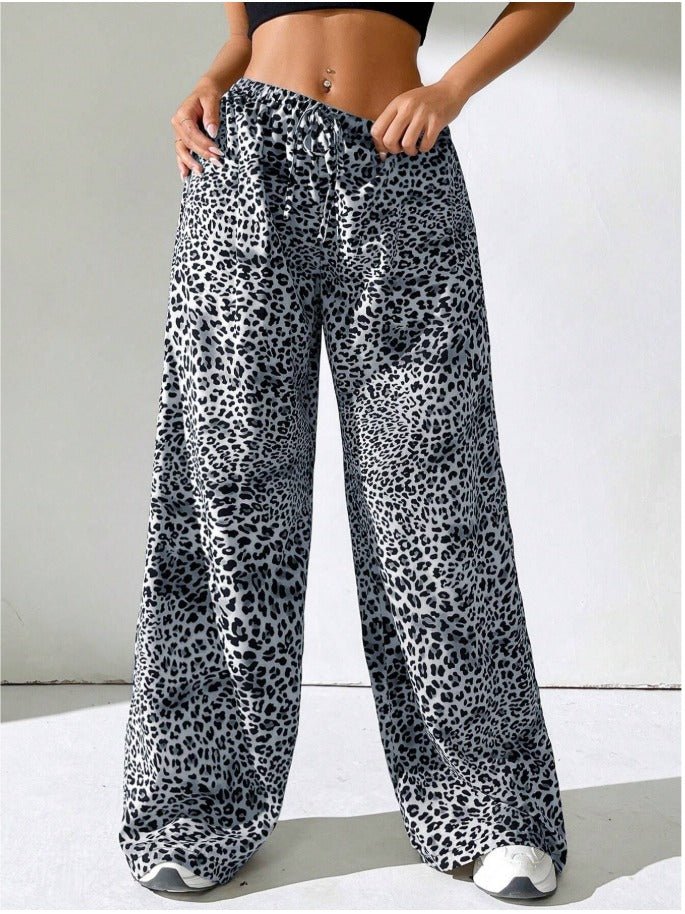 Casual Waist Tie Straight Leg Pants Women's Summer Lightweight Trousers - Edin London