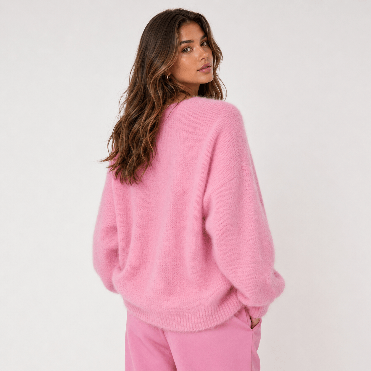 European and American Autumn/Winter women's Cross-border Faux Mink Knit - Edin London