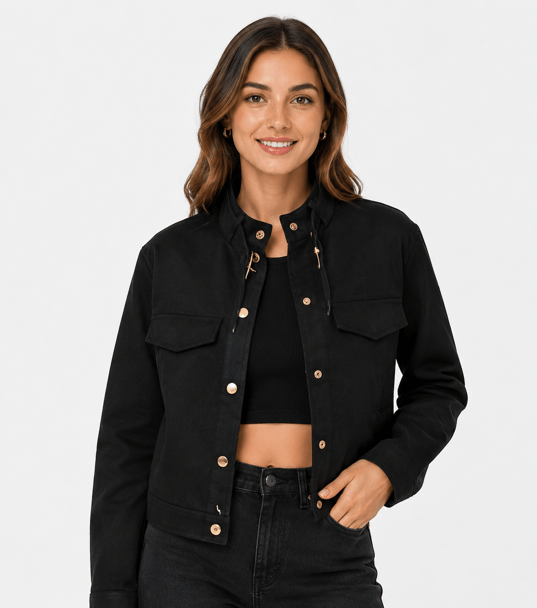Lillie | Women Elegant Retro Suede Jacket - Edin London