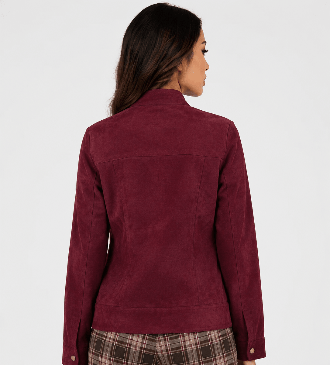 Lillie | Women Elegant Retro Suede Jacket - Edin London