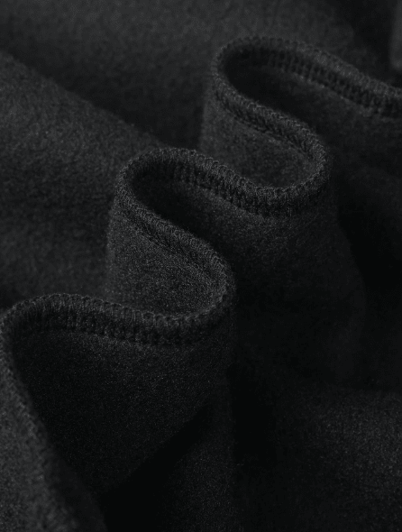 Men’s Black Graphic Hoodie Casual Oversized Pullover Sweatshirt - Edin London