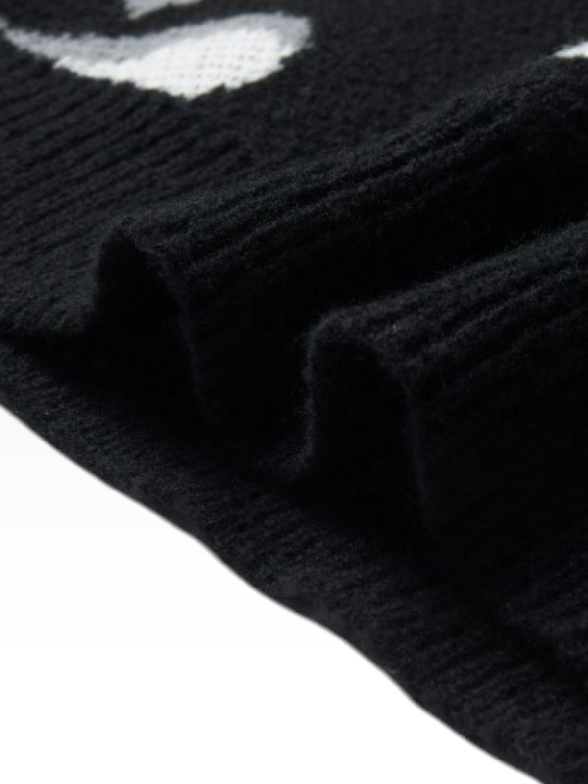 Men’s Black & Grey Warm Graphic Knit Sweater - Edin London