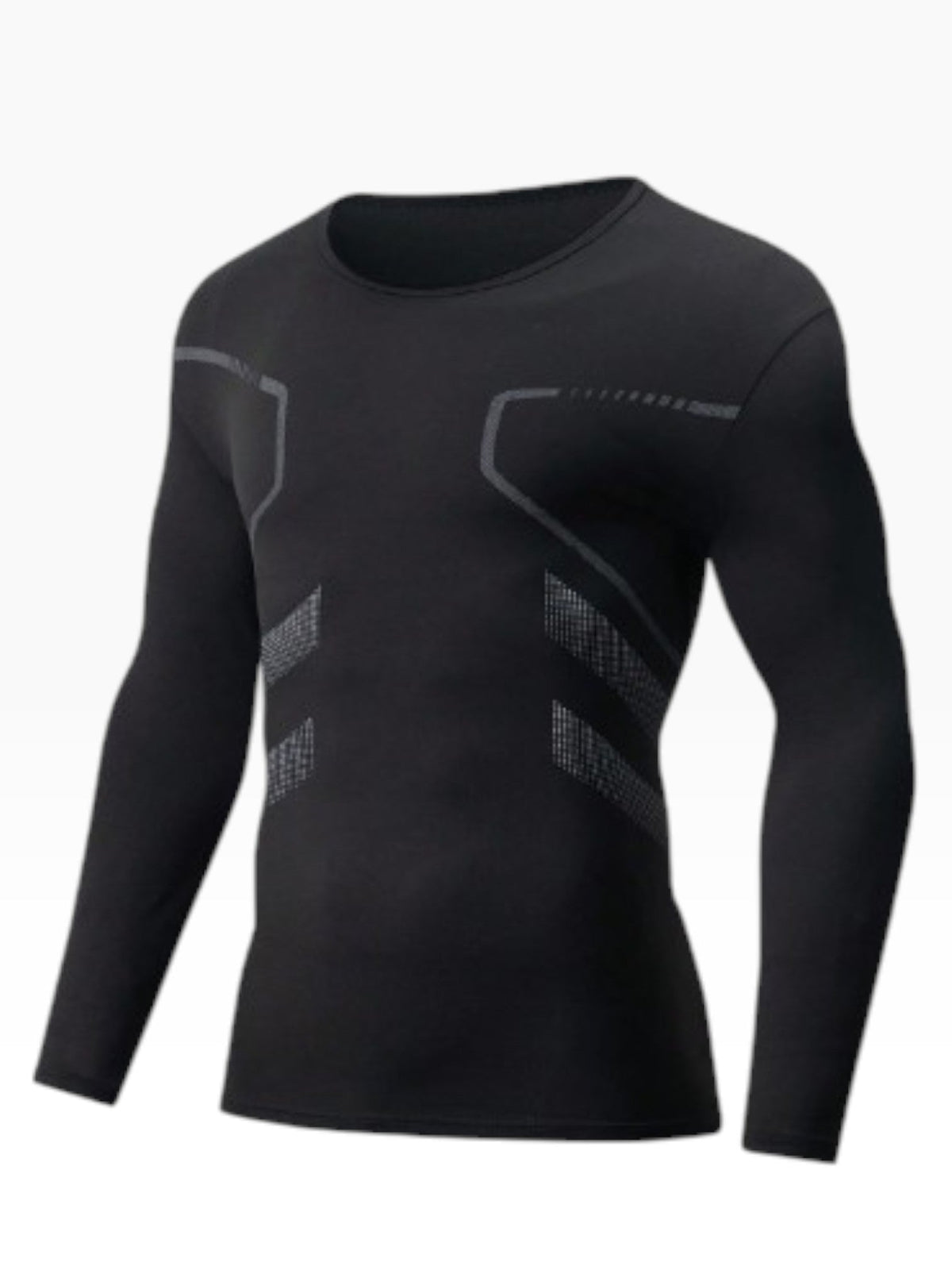 Men’s Black Warm Thermal Base Layer Set Long Sleeve & Leggings For Winters - Edin London
