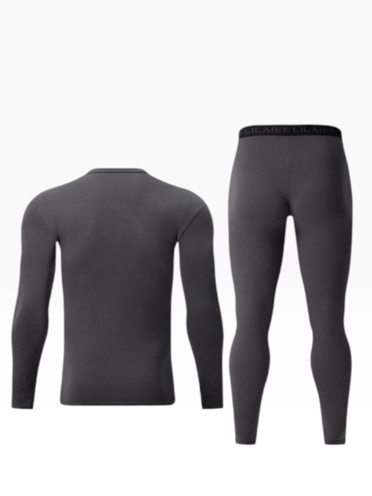 Men’s Black Warm Thermal Base Layer Set Long Sleeve & Leggings For Winters - Edin London