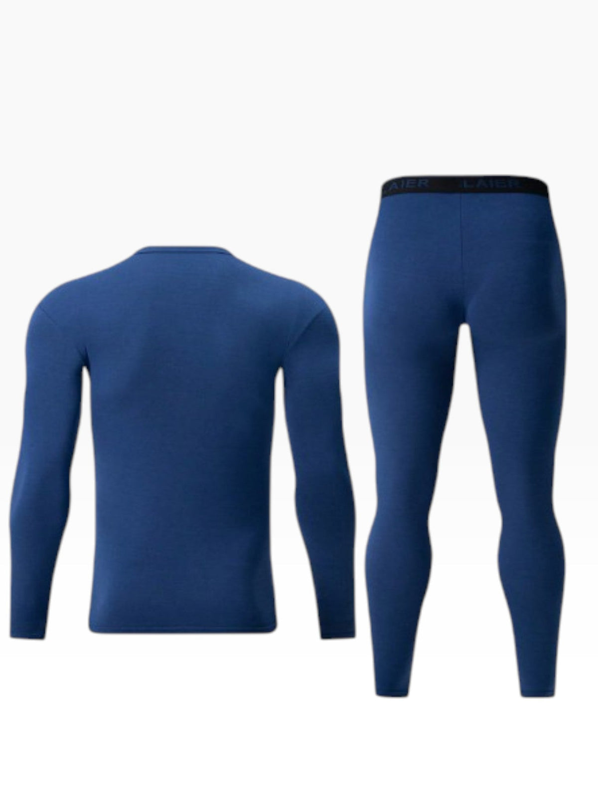 Men’s Black Warm Thermal Base Layer Set Long Sleeve & Leggings For Winters - Edin London