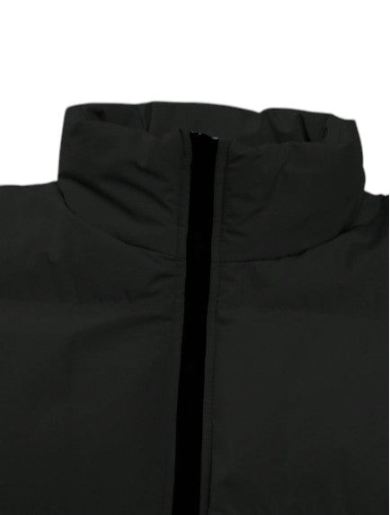Men’s Classic Black Puffer Jacket Warm Quilted Winter Outerwear - Edin London