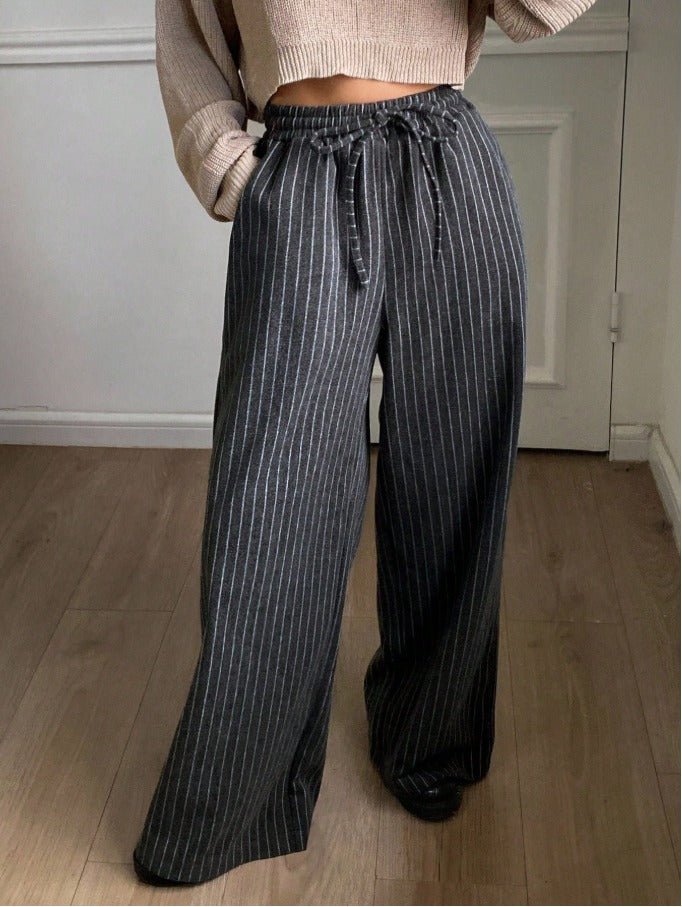Straight Leg Work Trousers Women's Thermal Lined Business Casual Pants - Edin London