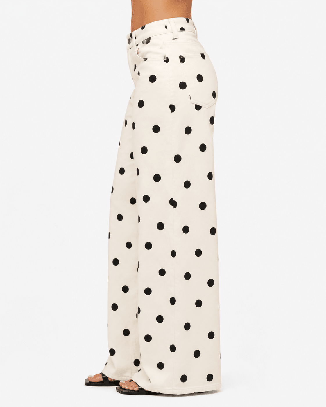 Vintage Printed Straight-Leg Jeans – High-Waist Relaxed Cotton Denim Casual Trousers - Edin London