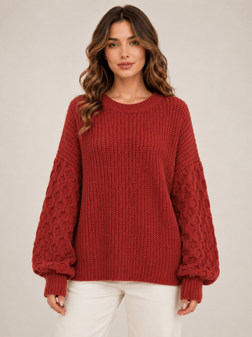 Woman's Winter Temperament Commuter Zipper Cotton Pullover - Edin London