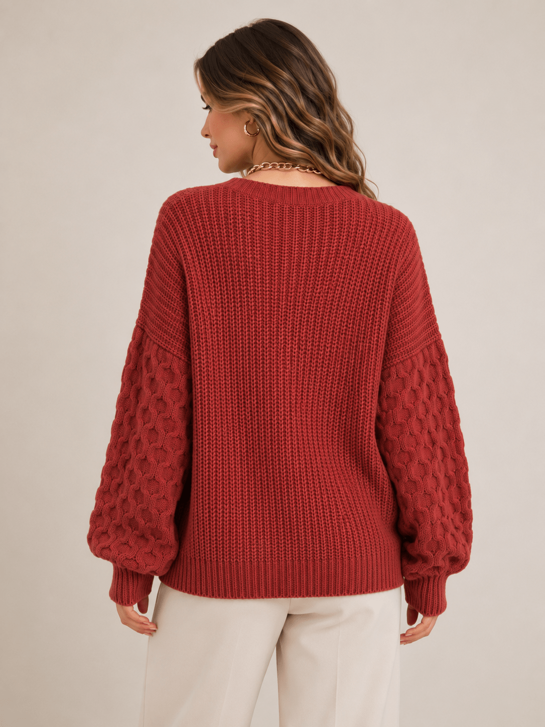 Woman's Winter Temperament Commuter Zipper Cotton Pullover - Edin London