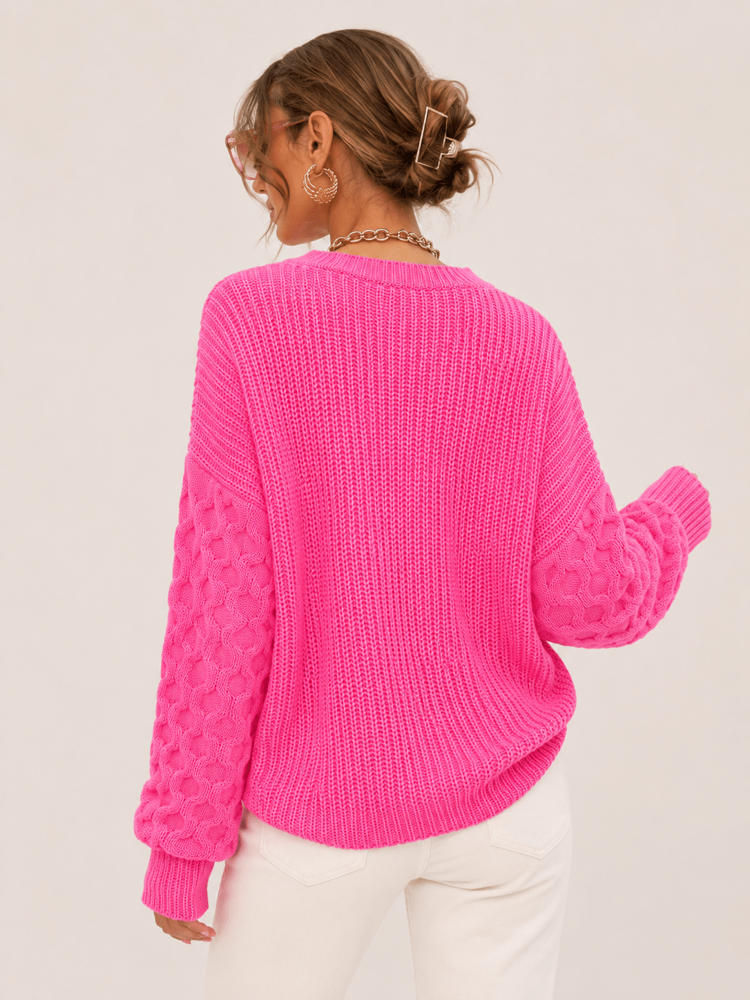 Woman's Winter Temperament Commuter Zipper Cotton Pullover - Edin London