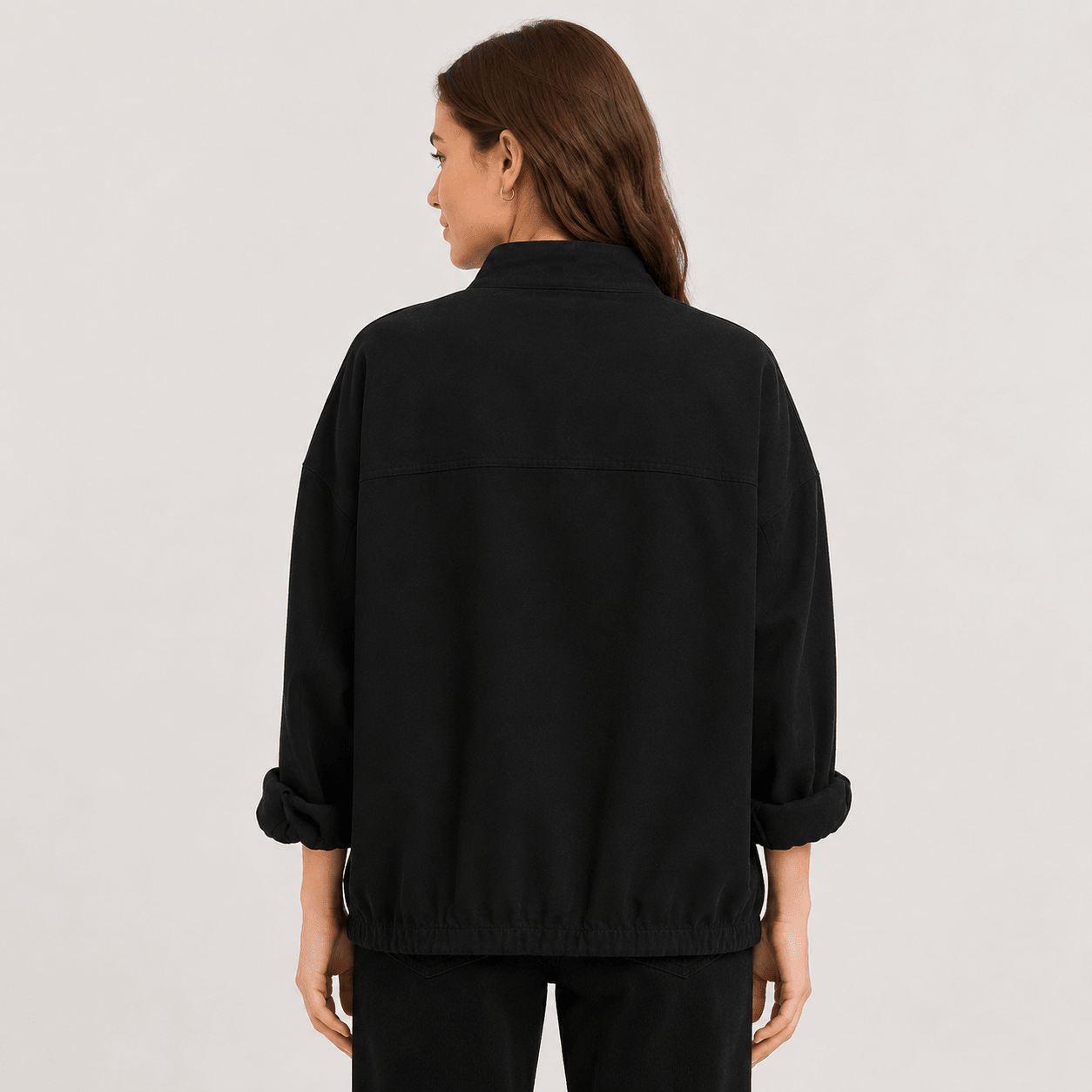 Women Elegant Stand collar workwear jacket - Edin London