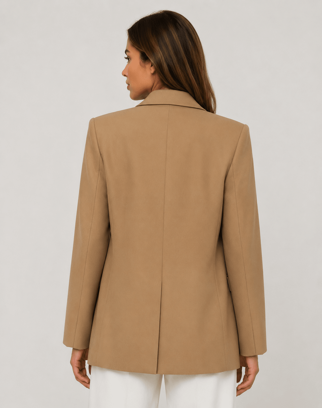 Women's Double Breasted Business Blazer Elegant Tailored Office & Casual Jacket - Edin London
