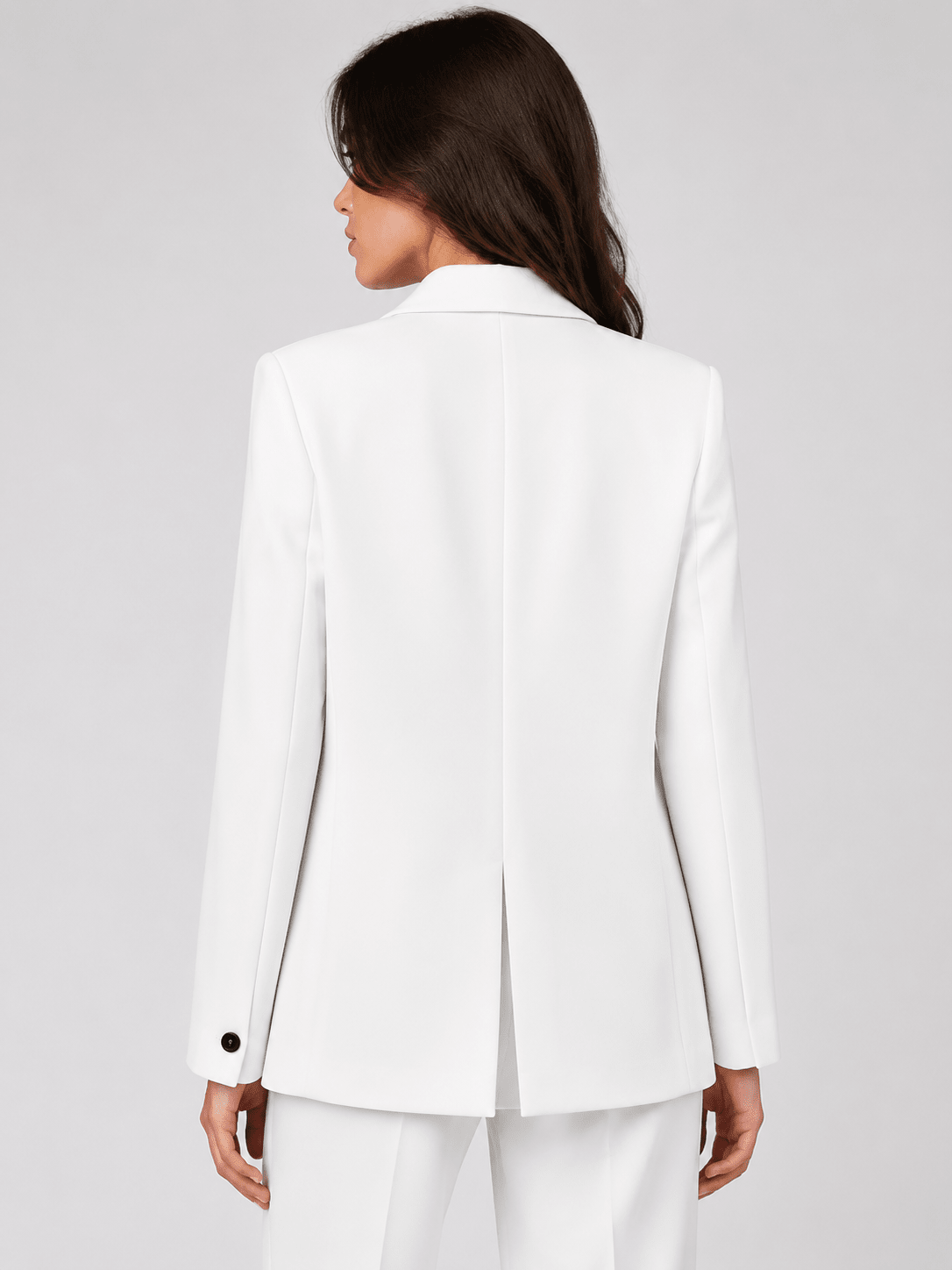 Women's Double Breasted Business Blazer Elegant Tailored Office & Casual Jacket - Edin London