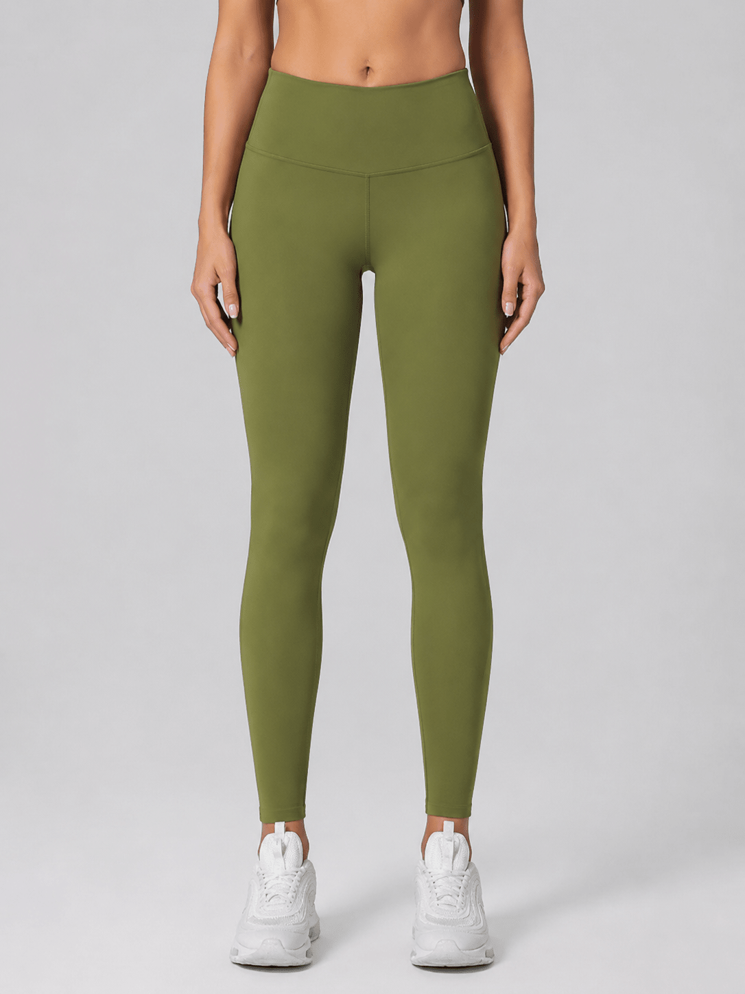 Women's High Waist Seamless Lycra Yoga Leggings – Tummy Control Butt Lift Stretch Fitness Pants - Edin London