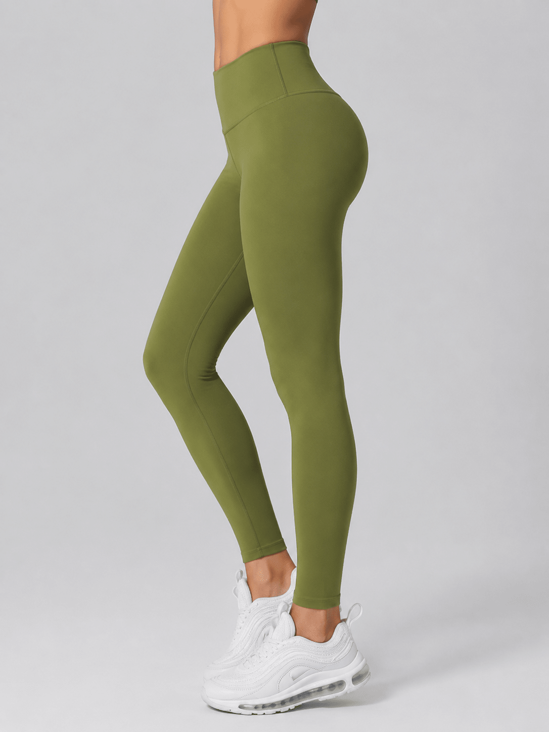 Women's High Waist Seamless Lycra Yoga Leggings – Tummy Control Butt Lift Stretch Fitness Pants - Edin London