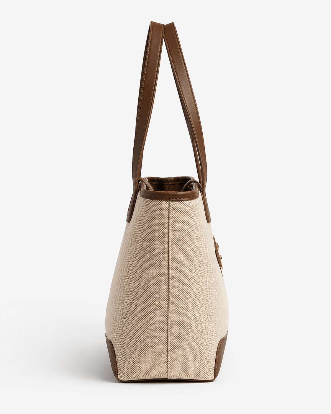 Women's Large Capacity Block Tote Bag Casual Zip-Top Shoulder Handbag for Work, Travel & Everyday Use - Edin London