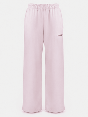 Women's Straight Leg Casual Pants – Elastic Waist Loose Fit Comfortable Trousers - Edin London